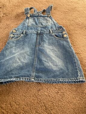 Forever 21 Light Blue Denim Overall Dress